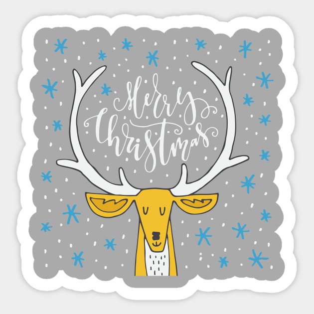 Oh Deer Sticker by Favete